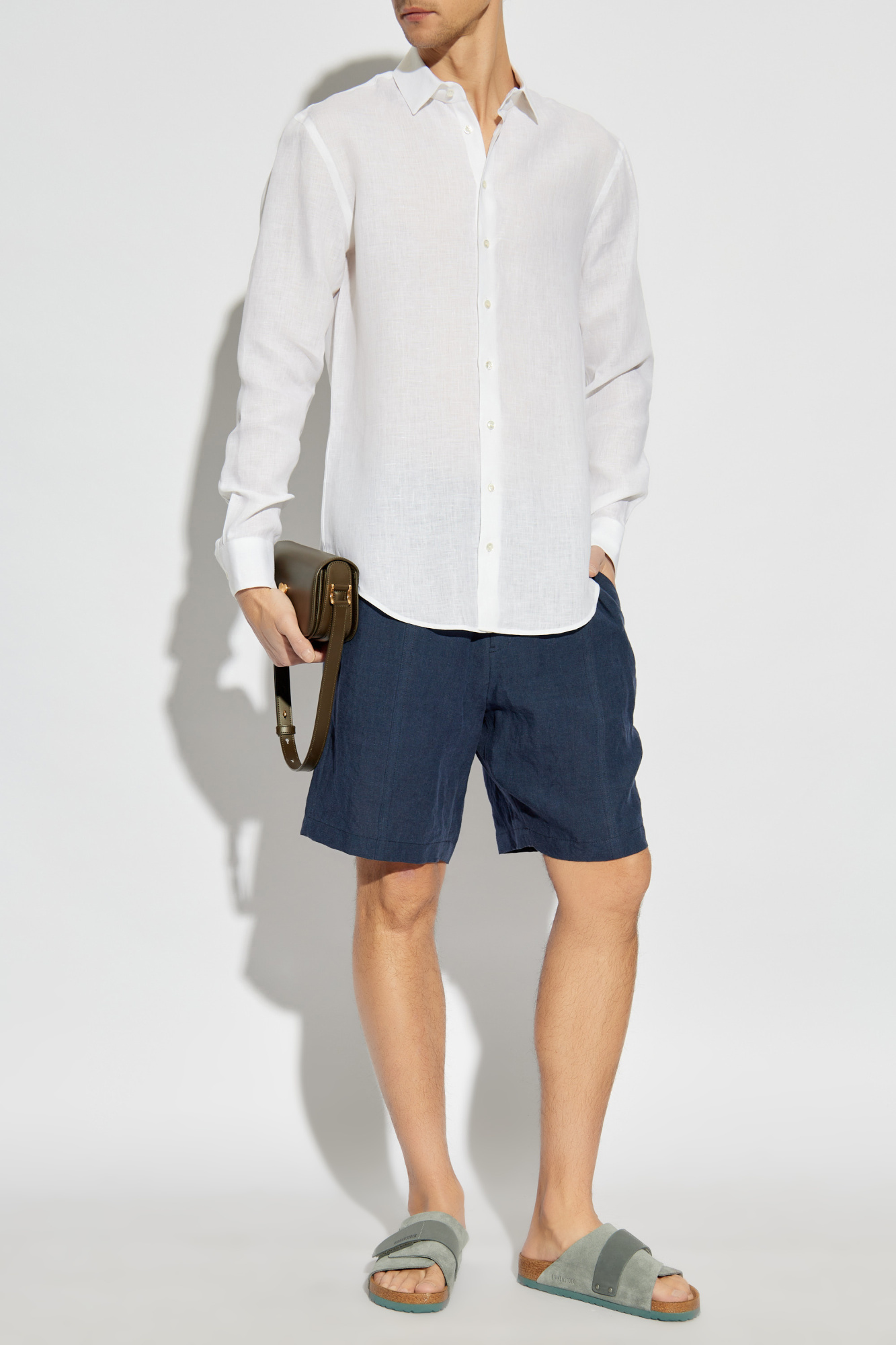 GIORGIO ARMANI 白 チノパン カジュアル　COTTON100% 23982287_54153239_1000.jpg